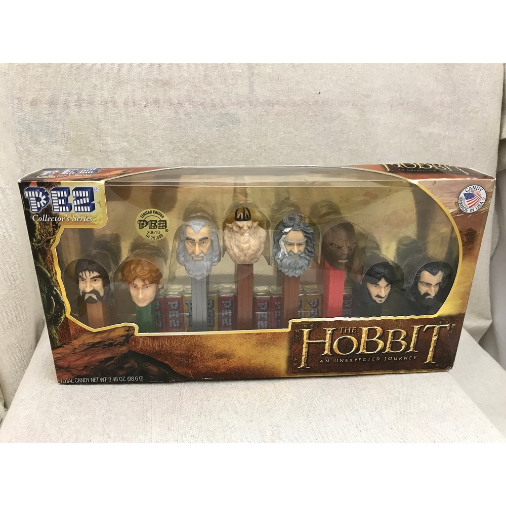 The Hobbit Pez Limited Edition‎ Collector's Series Unexpected Journey Unopened